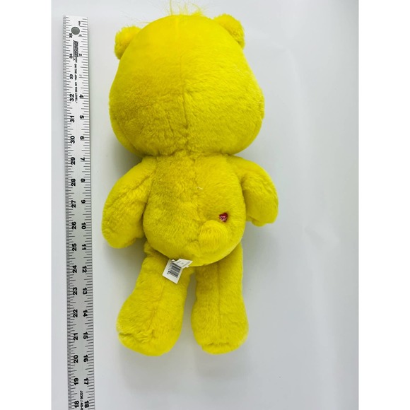 Yellow Care Bears Sun Chest Heart Feet Funshine Bear 2007 Classic Vintage - Picture 6 of 8
